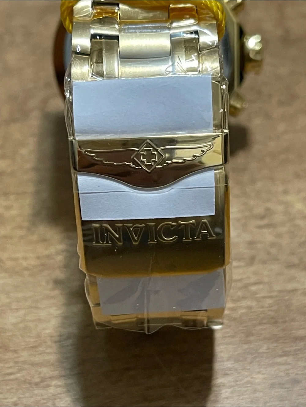 New Invicta Pro Diver SCUBA Men's Watch - 48mm. Gold & Black Dial and Bezel